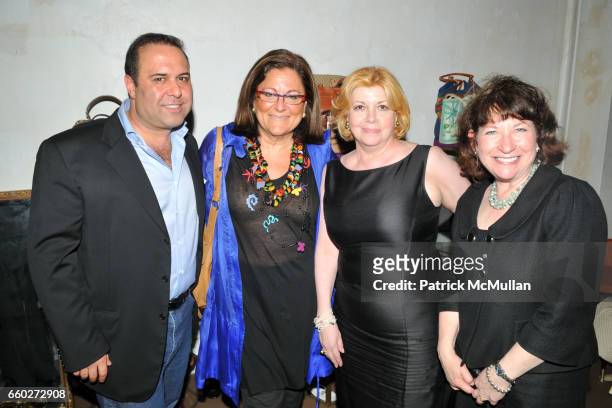 John Mahdessian, Fern Mallis, Faith Hope Consolo and Linda Alexander attend NEW YORK CITY's OPERA DIVAS Shop for Opera at 717 Madison Ave on June 24,...