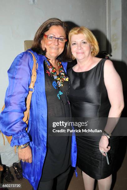 Fern Mallis and Faith Hope Consolo attend NEW YORK CITY's OPERA DIVAS Shop for Opera at 717 Madison Ave on June 24, 2009 in New York City.
