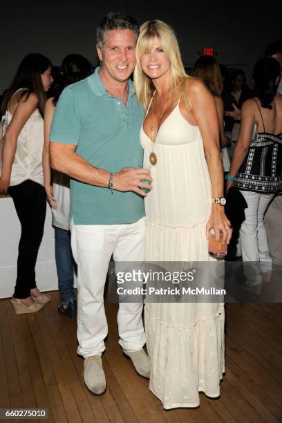Donny Deutsch and Liza Sandler attend The 10th Annual LOVE HEALS at Luna Farm Event at Polish Hall on June 20, 2009 in Riverhead, New York.