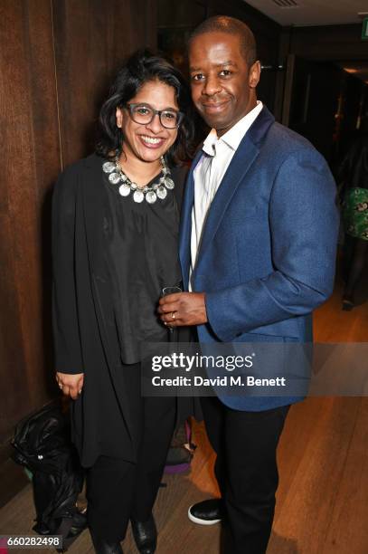 Indhu Rubasingham and Adrian Lester attend the inaugural Tonic Awards, celebrating the achievements of women who are changing the face of UK theatre,...