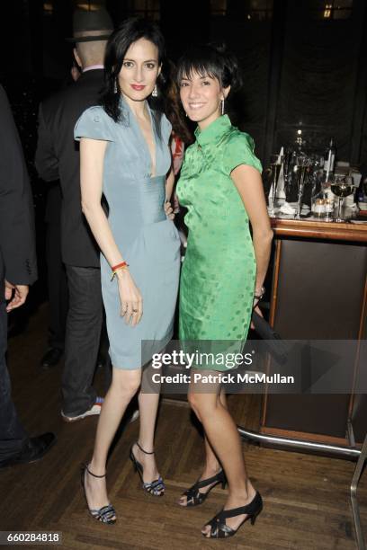 Cucu Diamantes and Erika Montoya attend ENRIQUE NORTEN Private Dinner Celebrating the 25th Anniversary of TEN ARQUITECTOS at The Four Seasons...