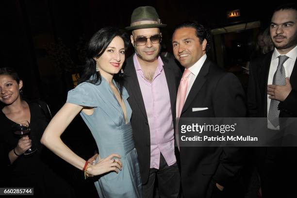 Cucu Diamantes, Andres Levin and Solly Assa attend ENRIQUE NORTEN Private Dinner Celebrating the 25th Anniversary of TEN ARQUITECTOS at The Four...
