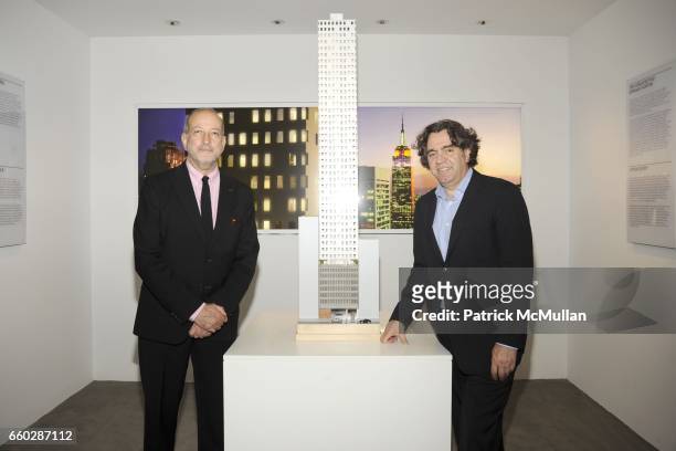 Enrique Norten and John Cetra attend Preview Cocktail Party for the Launch of CASSA Designed by ENRIQUE NORTEN at CASSA Showroom on June 8, 2009 in...
