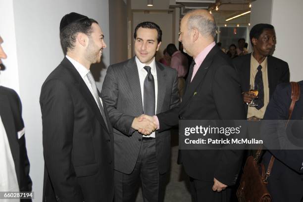 Sury Cattan, Simon Masri and Enrique Norten attend Preview Cocktail Party for the Launch of CASSA Designed by ENRIQUE NORTEN at CASSA Showroom on...