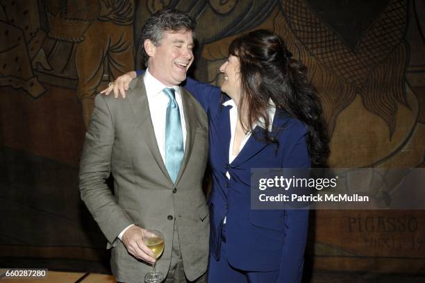 Jay McInerney and Ruth Reichl attend THE FOUR SEASONS RESTAURANT 50th Anniversary - INSIDE at The Four Seasons Restaurant on June 11, 2009 in New...