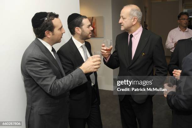 Simon Masri, Sury Cattan and Enrique Norten attend Preview Cocktail Party for the Launch of CASSA Designed by ENRIQUE NORTEN at CASSA Showroom on...