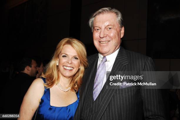 Betsy McCaughey Ross and Chuck Brunie attend THE FOUR SEASONS RESTAURANT 50th Anniversary - INSIDE at The Four Seasons Restaurant on June 11, 2009 in...