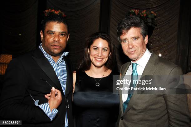 George Wayne, Jennifer Gould Keil and Jay McInerney attend THE FOUR SEASONS RESTAURANT 50th Anniversary - INSIDE at The Four Seasons Restaurant on...
