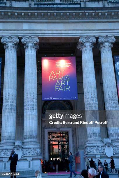 Illustration view during the 'Art Paris Art Fair' Exhibition Opening at Le Grand Palais on March 29, 2017 in Paris, France.