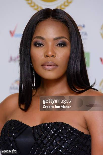 Terry Pheto attends the National Film Awards on March 29, 2017 in London, United Kingdom.