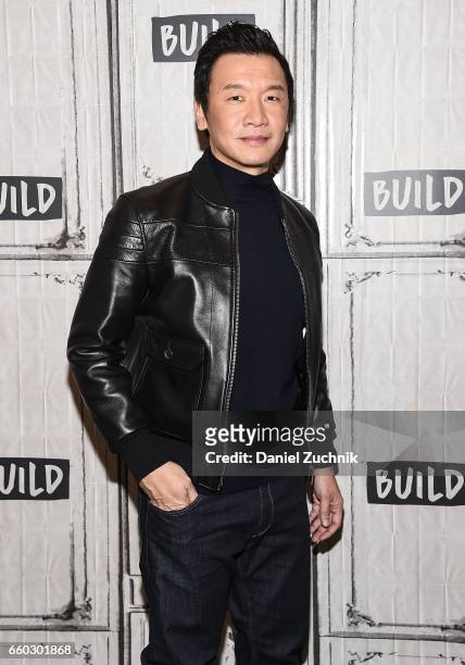 Chin Han attends the Build Series to discuss the film 'Ghost in the Shell' at Build Studio on March 29, 2017 in New York City.