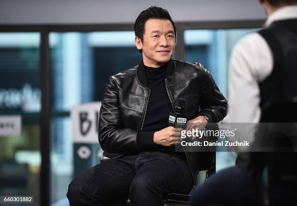Chin Han attends the Build Series to discuss the film 'Ghost in the Shell' at Build Studio on March 29, 2017 in New York City.