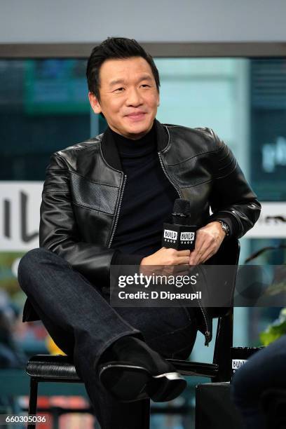 Chin Han attends the Build Series to discuss "Ghost in the Shell" at Build Studio on March 29, 2017 in New York City.