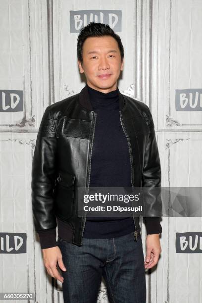 Chin Han attends the Build Series to discuss "Ghost in the Shell" at Build Studio on March 29, 2017 in New York City.