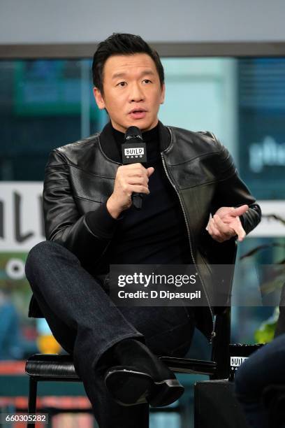 Chin Han attends the Build Series to discuss "Ghost in the Shell" at Build Studio on March 29, 2017 in New York City.