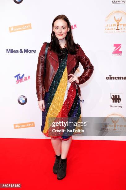 German actress Maria Ehrich attends the Jupiter Award at Cafe Moskau on March 29, 2017 in Berlin, Germany.