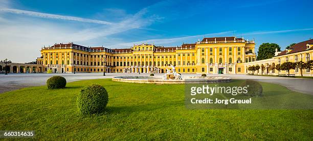 schönbrunn palace - schonbrunn palace vienna stock pictures, royalty-free photos & images