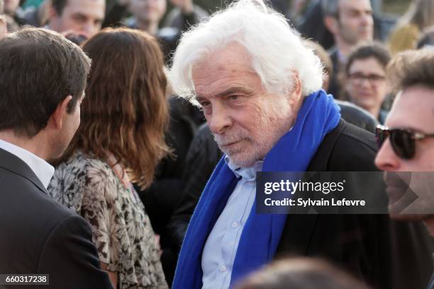 Jacques Weber attends 9th Beaune International Thriller Film Festival on March 29, 2017 in Beaune, France.