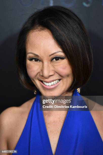 Alina Cho attends the "Ghost In The Shell" premiere hosted by Paramount Pictures & DreamWorks Pictures at AMC Lincoln Square Theater on March 29,...