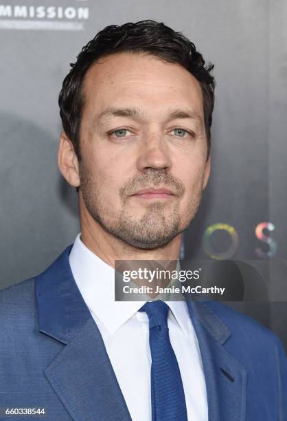 Director Rupert Sanders attends the "Ghost In The Shell" premiere hosted by Paramount Pictures & DreamWorks Pictures at AMC Lincoln Square Theater on...