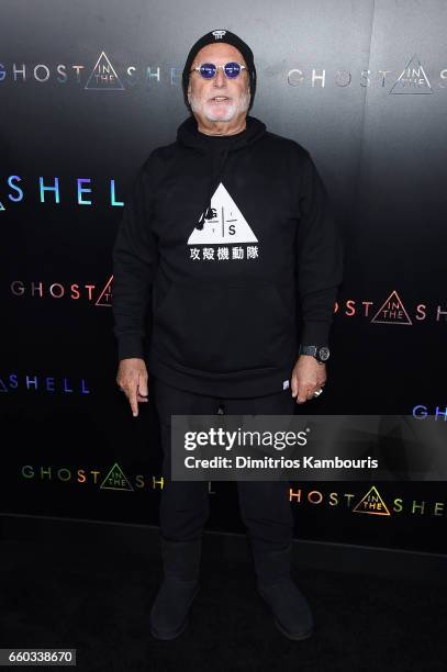 Avi Arad attends the "Ghost In The Shell" premiere hosted by Paramount Pictures & DreamWorks Pictures at AMC Lincoln Square Theater on March 29, 2017...