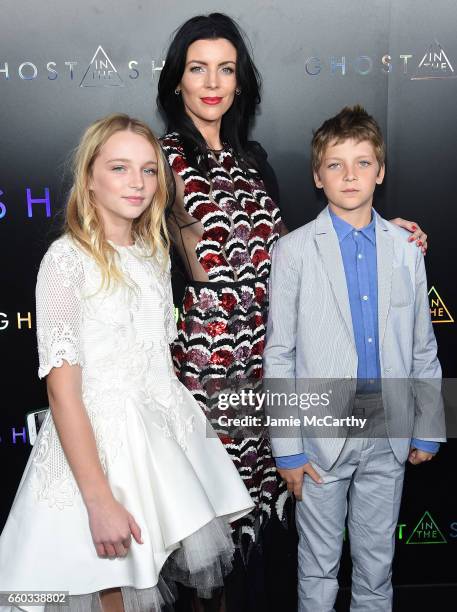 Liberty Ross attends the "Ghost In The Shell" premiere hosted by Paramount Pictures & DreamWorks Pictures at AMC Lincoln Square Theater on March 29,...