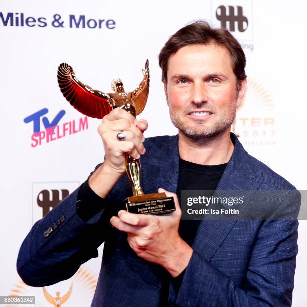 German actor and award winner Simon Verhoeven attends the Jupiter Award at Cafe Moskau on March 29, 2017 in Berlin, Germany.