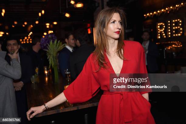 Alysia Reiner attends the after party for the premiere of "Ghost In The Shell" hosted by Paramount Pictures and Dreamworks Pictures at The Ribbon on...