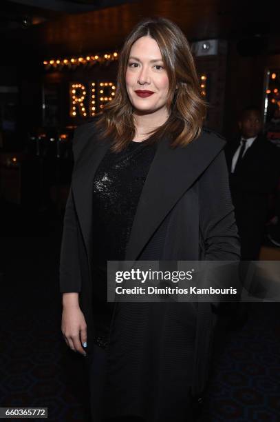 Guest attends the after party for the premiere of "Ghost In The Shell" hosted by Paramount Pictures and Dreamworks Pictures at The Ribbon on March...