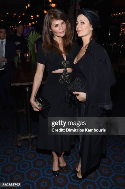 Helena Christensen attends the after party for the premiere of "Ghost In The Shell" hosted by Paramount Pictures and Dreamworks Pictures at The...