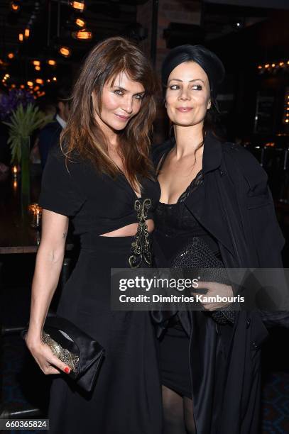 Helena Christensen attends the after party for the premiere of "Ghost In The Shell" hosted by Paramount Pictures and Dreamworks Pictures at The...