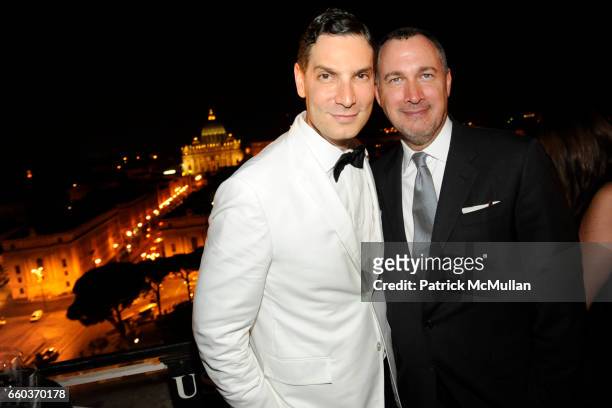 Cameron Silver and Edward Menicheschi attend BVLGARI 125th Anniversary Dinner Celebration - INSIDE at Castel Sant'Angelo on May 20, 2009 in Rome,...