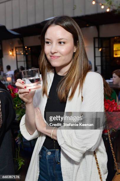 Geri Hirsch attends Minka Kelly and Barrett Ward Co-Host the FashionABLE Equal Pay Day kick-off Dinner at Gracias Madre on March 29, 2017 in Los...