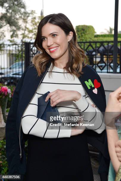 Mandy Moore attends Minka Kelly and Barrett Ward Co-Host the FashionABLE Equal Pay Day kick-off Dinner at Gracias Madre on March 29, 2017 in Los...