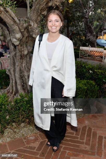 Janessa Leone attends Minka Kelly and Barrett Ward Co-Host the FashionABLE Equal Pay Day kick-off Dinner at Gracias Madre on March 29, 2017 in Los...