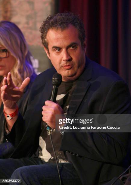 Executive vice president and general manager of Resonance Records Zev Feldman speaks onstage at 10 years of Record Store Day at The GRAMMY Museum on...