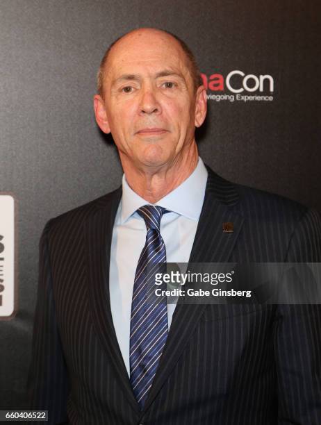 20th Century Fox President of Domestic Theatrical Distribution Christopher Aronson attends the 2017 Will Rogers Pioneer of the Year dinner honoring...