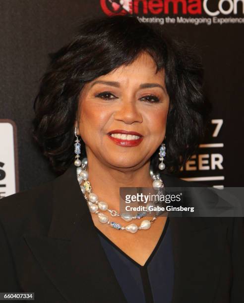 Academy of Motion Picture Arts and Sciences President Cheryl Boone Isaacs, recipient of the Pioneer of the Year award, attends the 2017 Will Rogers...