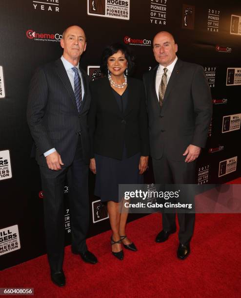 20th Century Fox President of Domestic Theatrical Distribution Christopher Aronson, Academy of Motion Picture Arts and Sciences President Cheryl...