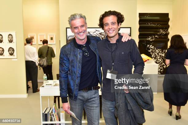 Pescod and John Messinger attend Vernissage The Photography Show Presented by AIPAD at Pier 94 on March 29, 2017 in New York City.