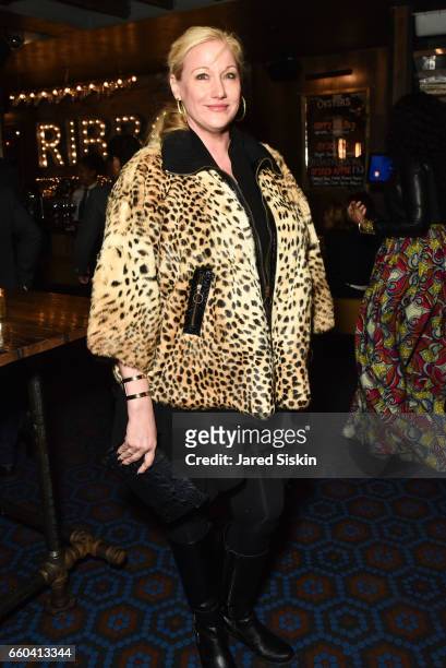 Amy Sacco attends Paramount Pictures & DreamWorks Pictures host the after party for "Ghost in the Shell" at The Ribbon on March 29, 2017 in New York...