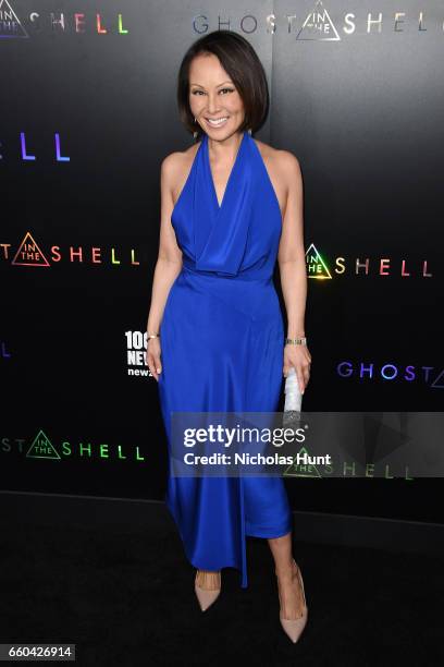 Alina Cho attends the 'Ghost In The Shell' premiere hosted by Paramount Pictures & DreamWorks Pictures at AMC Lincoln Square Theater on March 29,...