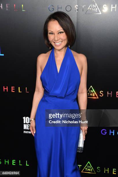 Alina Cho attends the 'Ghost In The Shell' premiere hosted by Paramount Pictures & DreamWorks Pictures at AMC Lincoln Square Theater on March 29,...