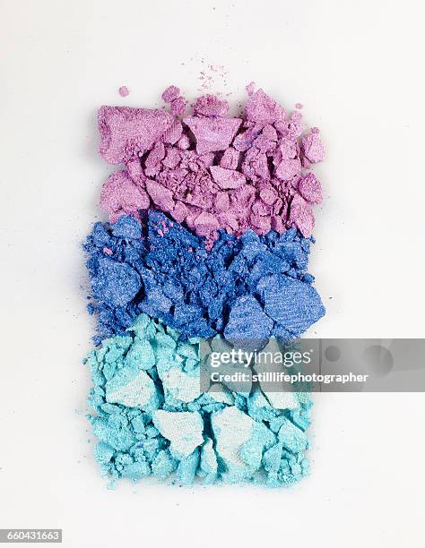 crushed powder eyeshadow - oogschaduw stockfoto's en -beelden