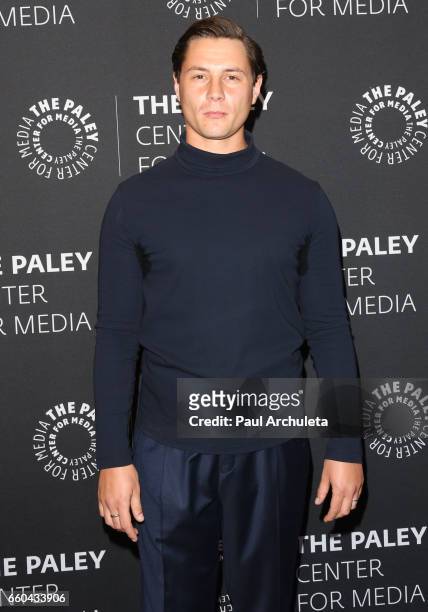 Actor Augustus Prew attends the "Prison Break" screening and conversation at The Paley Center for Media on March 29, 2017 in Beverly Hills,...