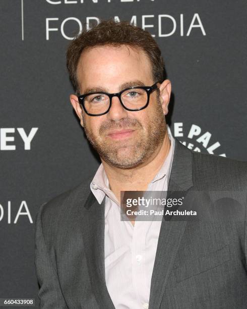 Actor Paul Adelstein attends the "Prison Break" screening and conversation at The Paley Center for Media on March 29, 2017 in Beverly Hills,...