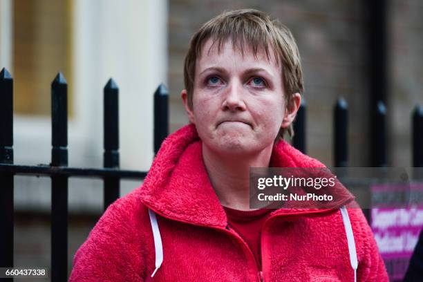 Vera Twomey outside the Leinster House in Dublin this evening as Ireland moves one step closer to allowing doctors to prescribe medicinal cannabis,...