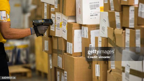 worker scanning - scan barcode stock pictures, royalty-free photos & images