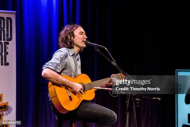 Matt Costa performs during Celebrating 10 Years of Record Store Day at The GRAMMY Museum on March 29, 2017 in Los Angeles, California.