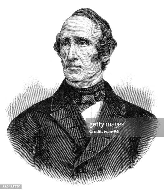 wendell philips - mayor stock illustrations